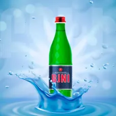 Eau gazzeuse BJNI 0,5l bouteille en verre