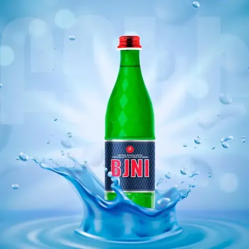 Eau gazzeuse BJNI 0,5l bouteille en verre