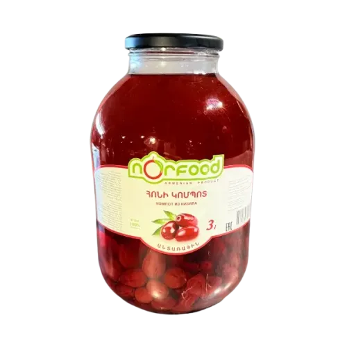 NOR FOOD - Compote de cornouiller 3L