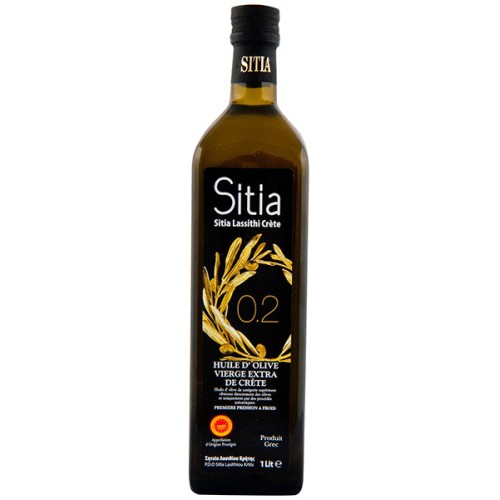 SITIA HUILE D’OLIVE Bouteille 1L (acidité 0.2%)