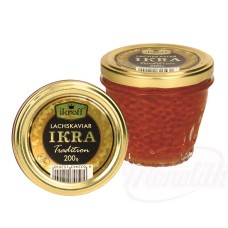 CAVIAR DE SAUMON Ikra Tradition "IKROFF" Лососевая икра Ikra Tradition