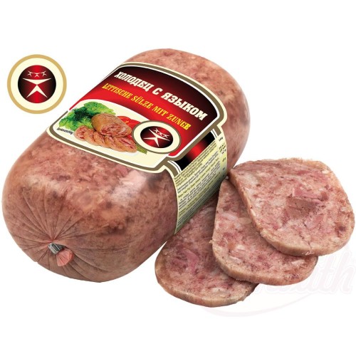 Aspic letton avec langue Латвийский холодец с языком