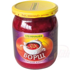 Soupe "Borchtch" avec du chou blanc Борщ из свежей капусты
