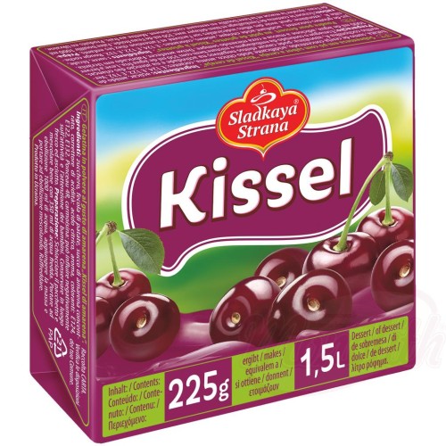 SLADKAYA STRANA"" Poudre pour dessert au goût de griottes "Kissel à griottes" "SLADKAYA STRANA" Вишневый кисель