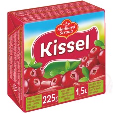 "SLADKAYA STRANA"" Poudre pour dessert au goût de canneberges "Kissel à canneberges" "SLADKAYA STRANA" Клюквенный кисель