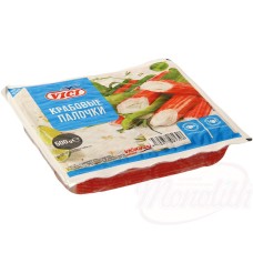 Bâtonnets de surimi, préparation de poisson à base de protéines de muscle de poisson Крабовые палочки