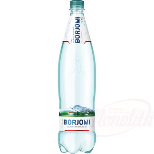 Eau minérale naturelle carbonatée Borjomi Газированная минеральная вода "Боржоми" 1L