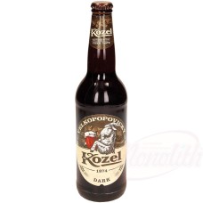 Bière "Kozel dark" foncée 3,8% vol. Пиво "Kozel dark" тёмное 3,8% алк. 0.5L