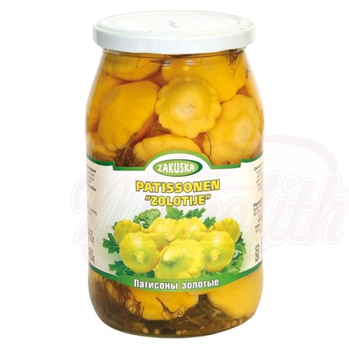 Patissons marinés Маринованные патисоны