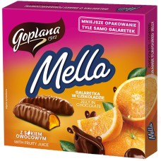 Jutrzenka - Gelée de fruits "Mella" goût orange enrobée de chocolat Фруктовый мармелад "Mella" со вкусом апельсина, в шоколаде 190g
