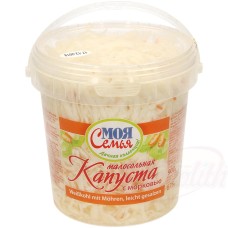 Chou blanc fraîchement acidifié avec des carottes Малосольная Капуста с морковью