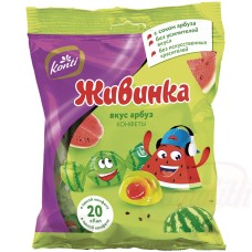 Bonbons gélifiés "Zhiwinka" au goût pastèque Конфеты "Живинка" вкус арбуз 250g