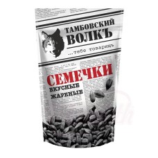 Graines de tournesol noires en coque, grillées Tambovskij volk Семечки черные жареные "Тамбовский волкъ"