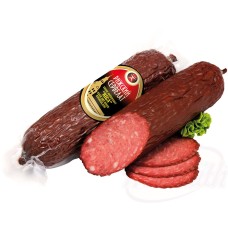 Saucisse à cuire grossière "Riga" à la manière dun salami cuit Сервелат "Рижский"