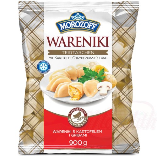 "MOROZOFF" Chaussons farcis " Wareniki " aux pommes de terre et aux champignons