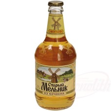 Bière de débit "Starij Melnik Mjagkoe" 4,3% vol. Пиво "Старый мельник" бочковое, мягкое 4,3% алк. 0.45L