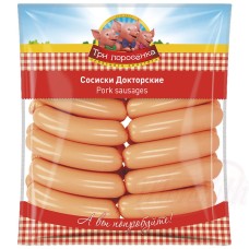 Saucisses "Sosiski Doktorskie" de type particulier avec eau potable Сосиски "Докторские"