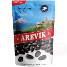 Graines de tournesol noires en coque, grillées Семена подсолнечника жареные неочищенные