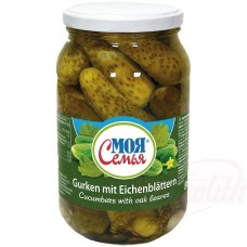 MOJA SEMJA" Concombres marinés avec de laneth "MOJA SEMJA" Маринованые огурцы с укропом