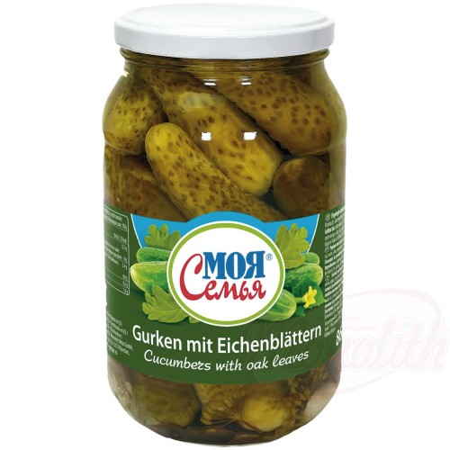 MOJA SEMJA" Concombres marinés avec de laneth "MOJA SEMJA" Маринованые огурцы с укропом