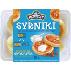 MOROZOFF" Crêpes rôties au fromage blanc et aux raisins secs