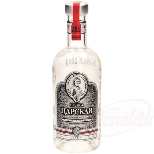 Vodka, 40% alc. Водка "Царская Оригинальная", 40% алк. 0.5L