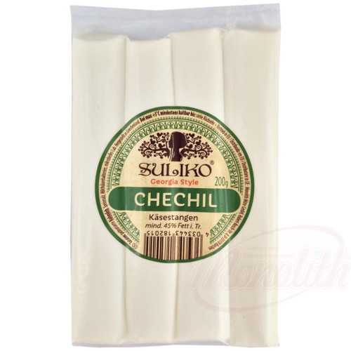 Chechil" Fromage 45% de matière grasse en matière sèche. "Chechil" сырные палочки, мин. 45% жира в сух. ве