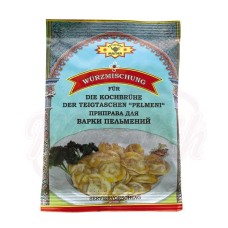 Mélange de condiments pour le bouillon de cuisson des raviolis Pelmeni Приправа для варки пельменей