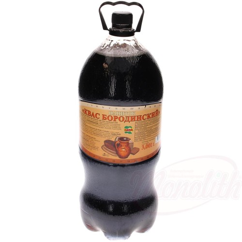 Boisson rafraîchissante à la saveur de pain au malt "Kvas Borodinskij" Квас "Бородинский"