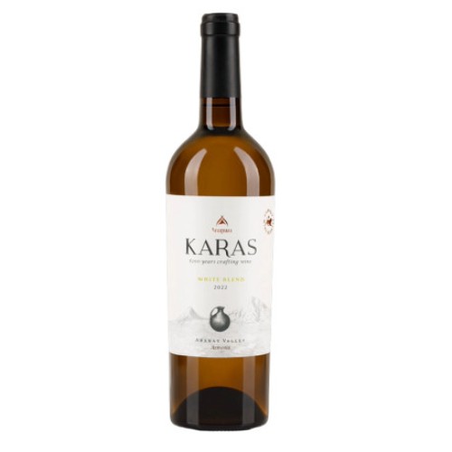 KARAS - Vin blanc sec Blend - 0.75L 13.5% - pack de 6
