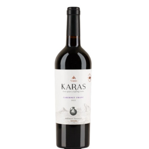 KARAS - Vin rouge sec Cabernet Franc - 0.75L 13.5% - pack de 6