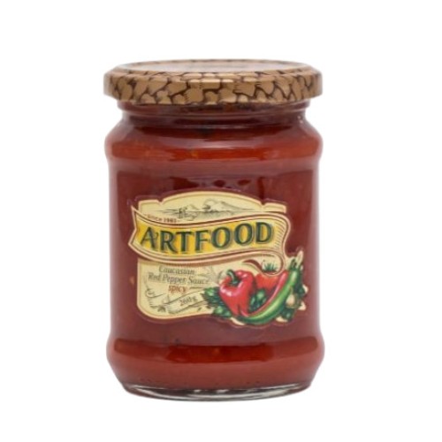ARTFOOD - ADJIKA - Sauce au poivron rouge du Caucase - PIQUANTE 260g