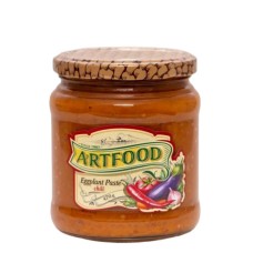 ARTFOOD - CAVIAR D'AUBERGINES PIQUANTE 470g 